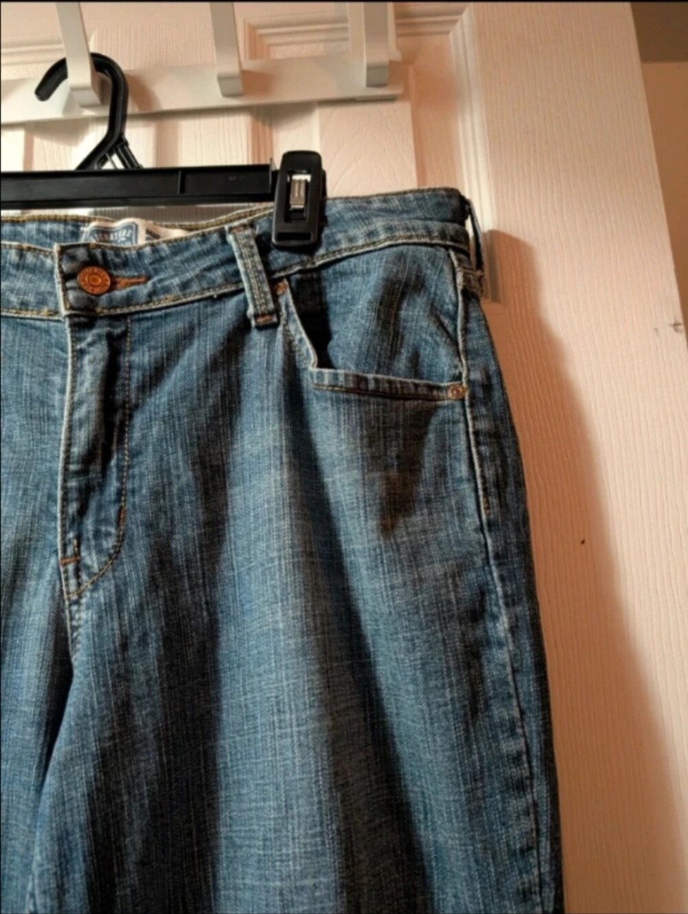 Levi Strauss Signature Women's Bootcut Jeans Size 12 Short Medium Wash Stretch - Picture 5 of 14